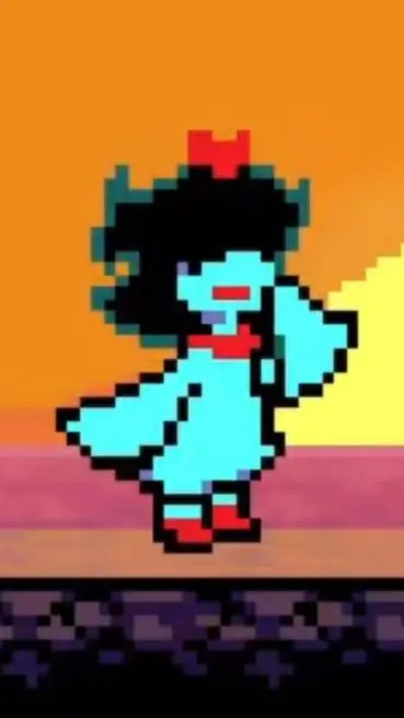 ai character: aqua likes apples background