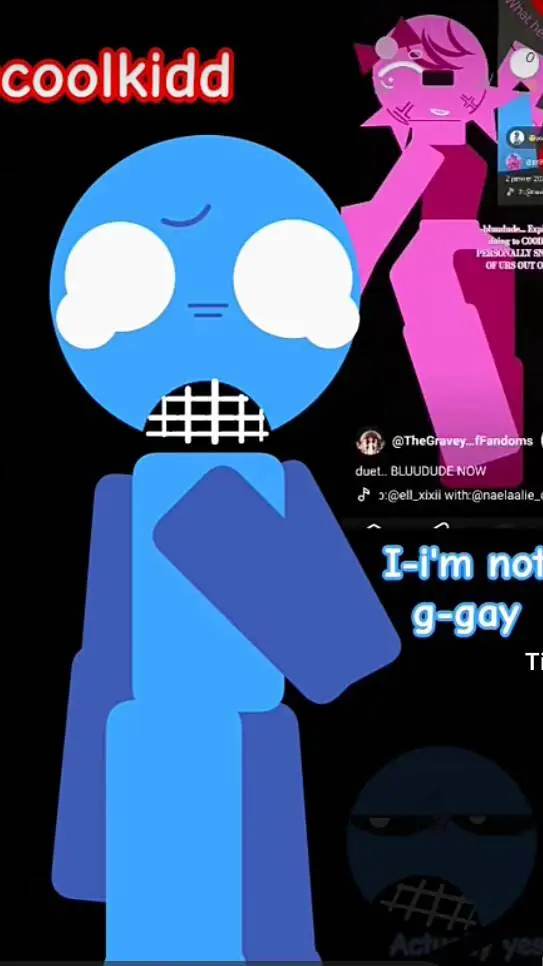 ai character: Bluudude  background