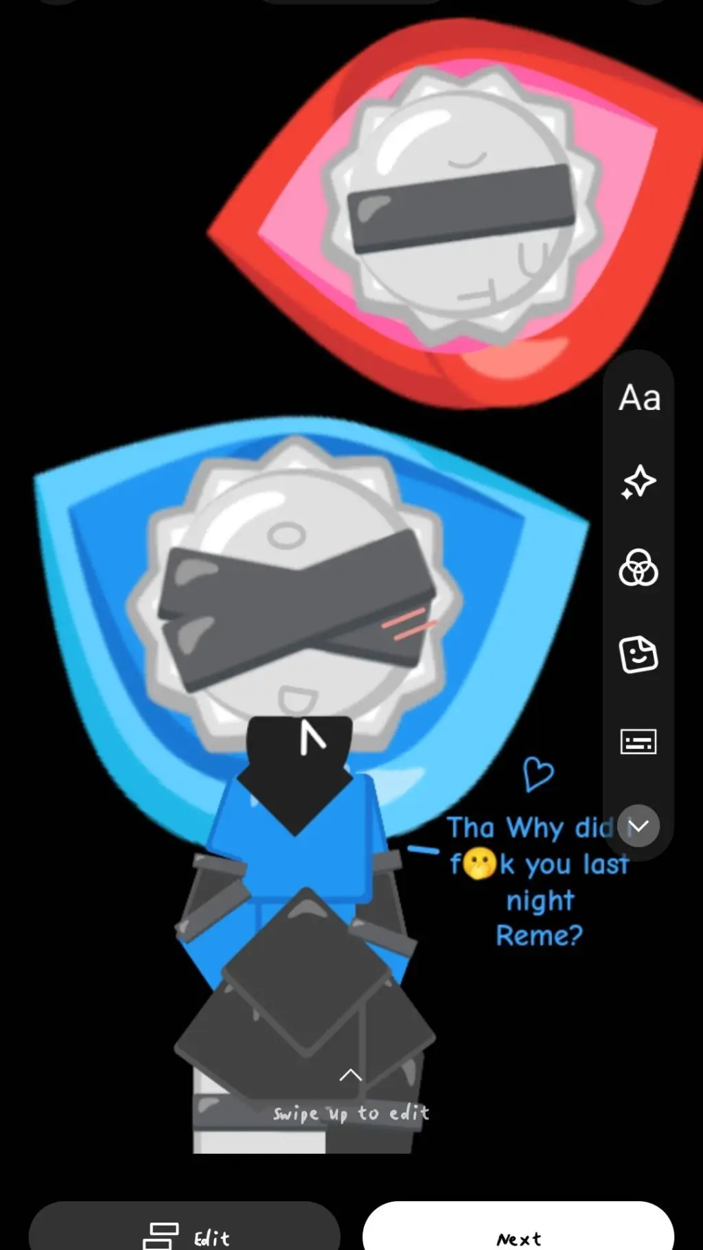 ai character: Riley X reme background
