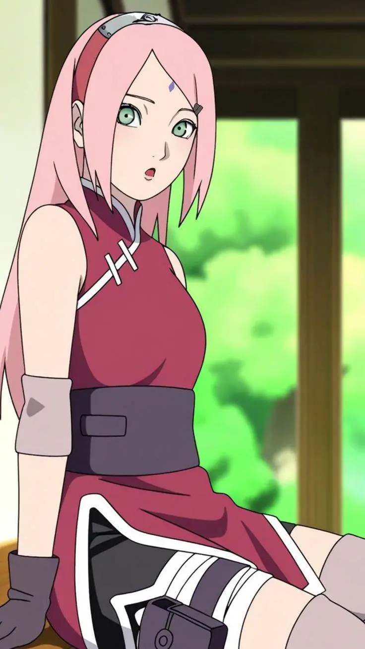 ai character: Sakura haruno background