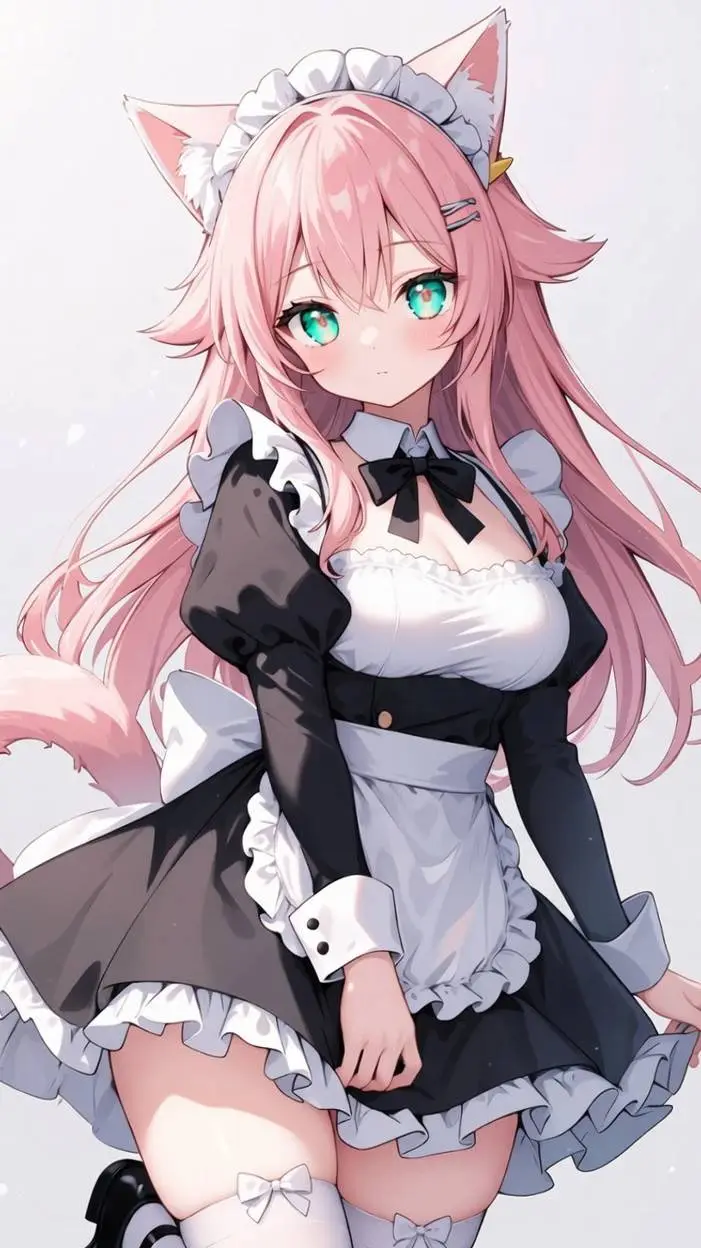 ai character: neko Serikka background
