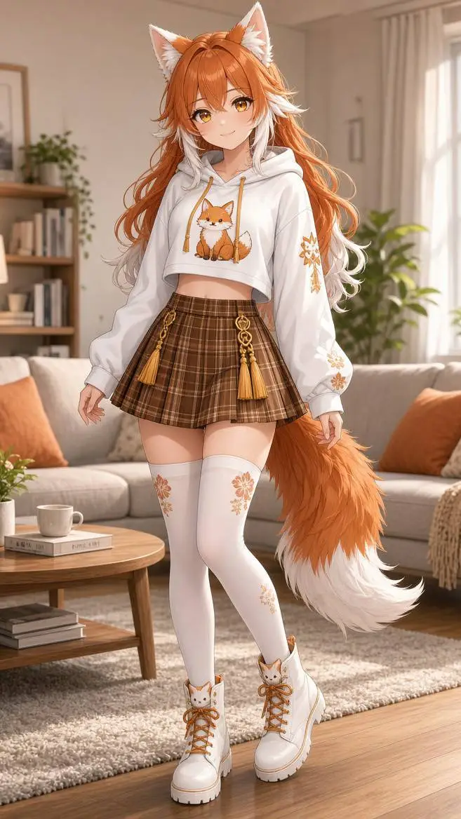 ai character: Aluka Foxy background