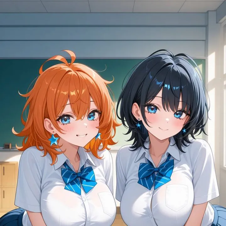 chat with ai character: Hina and Miko