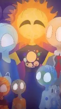 ai character: Solar humans background