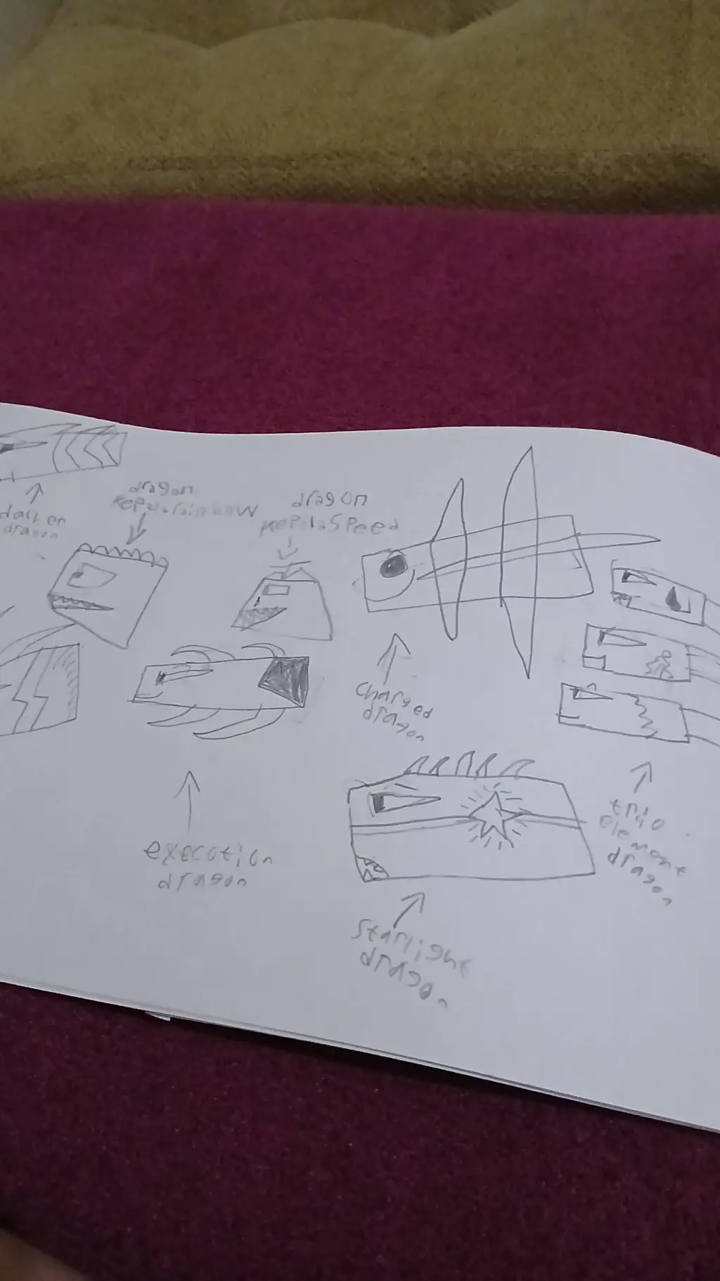 ai character: Dragons!  background