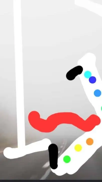 ai character: Rainbow divinity background