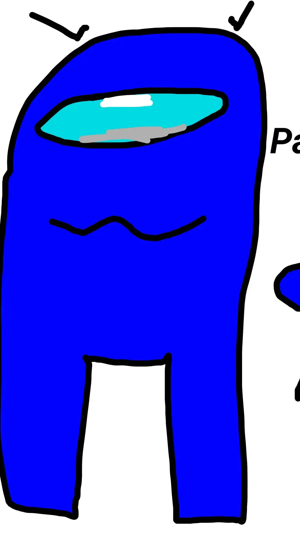 ai character: Parablue background