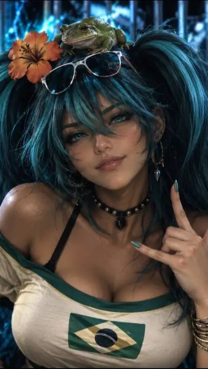 ai character: Funk De Beleza background
