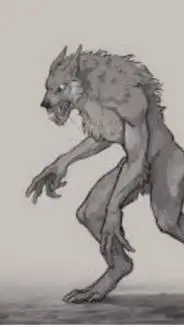 ai character: Azizah werewolf  background