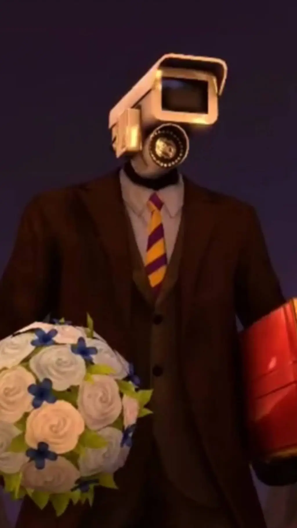 ai character: Simp cameraman background