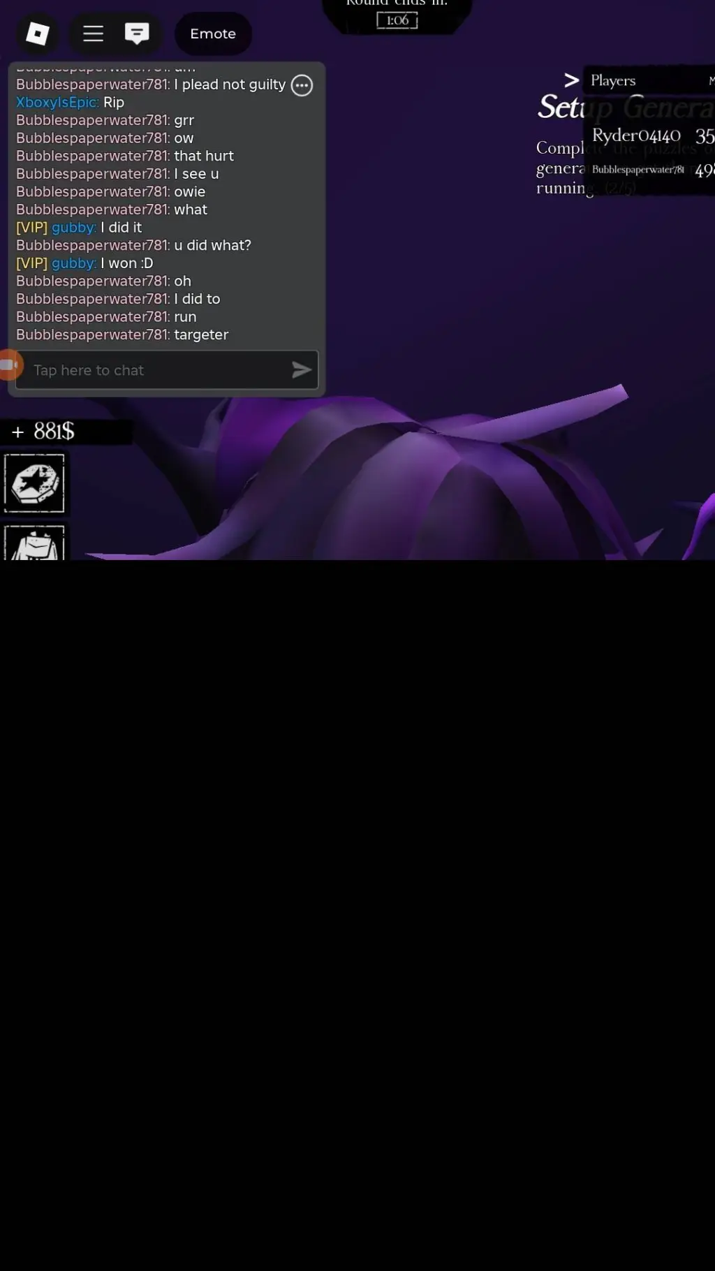 ai character: ForsakenButPlanets background