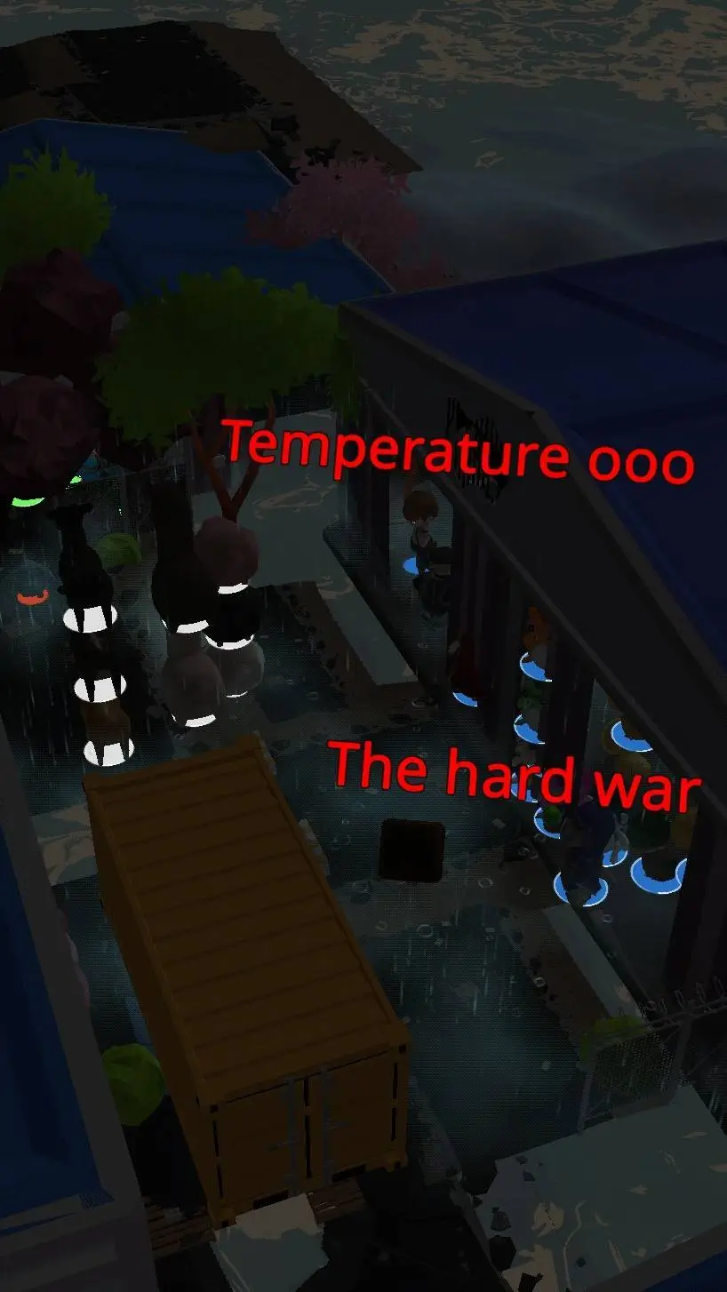 ai character: Temperature ooo background