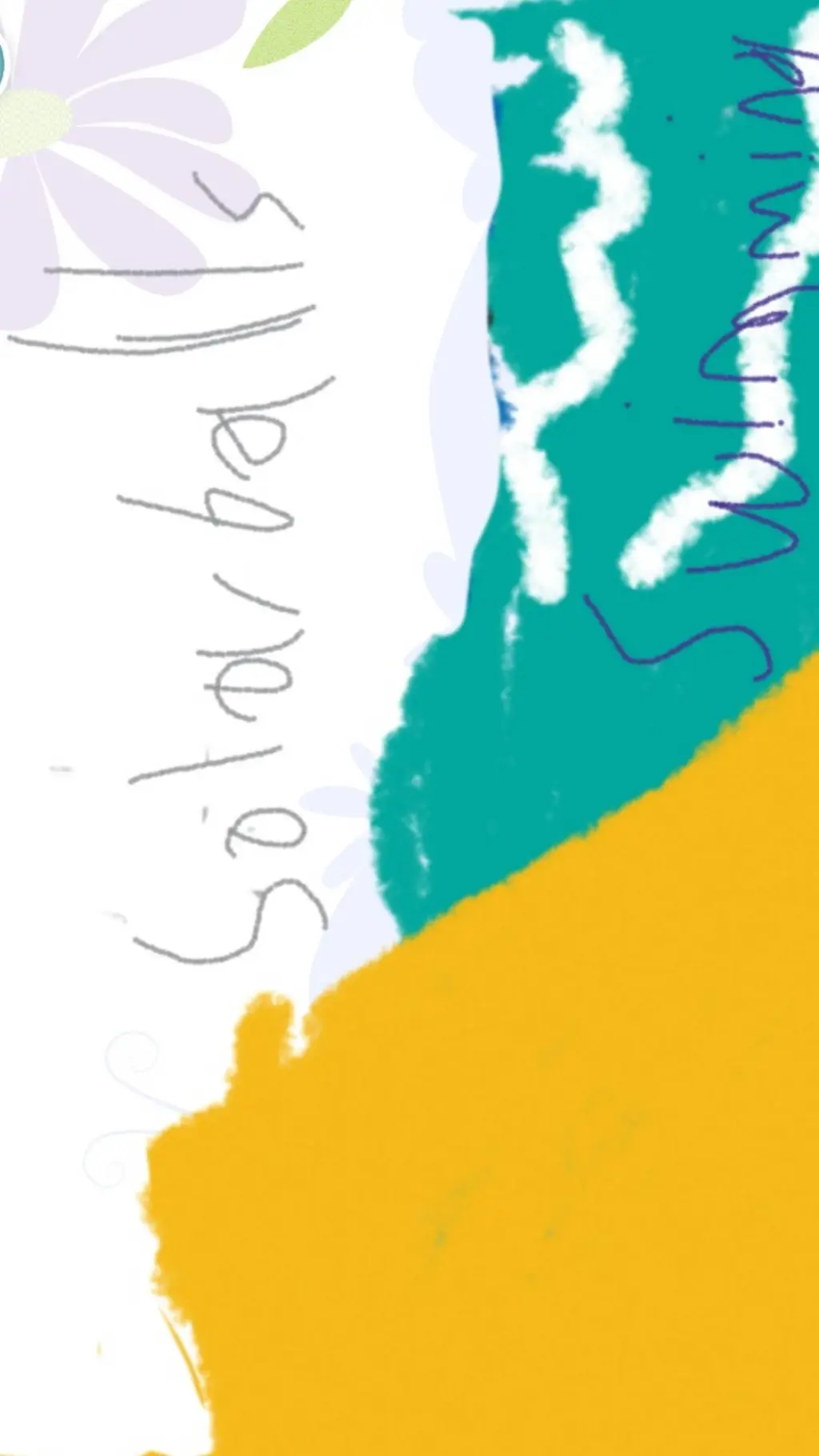 ai character: Solarballswimming background