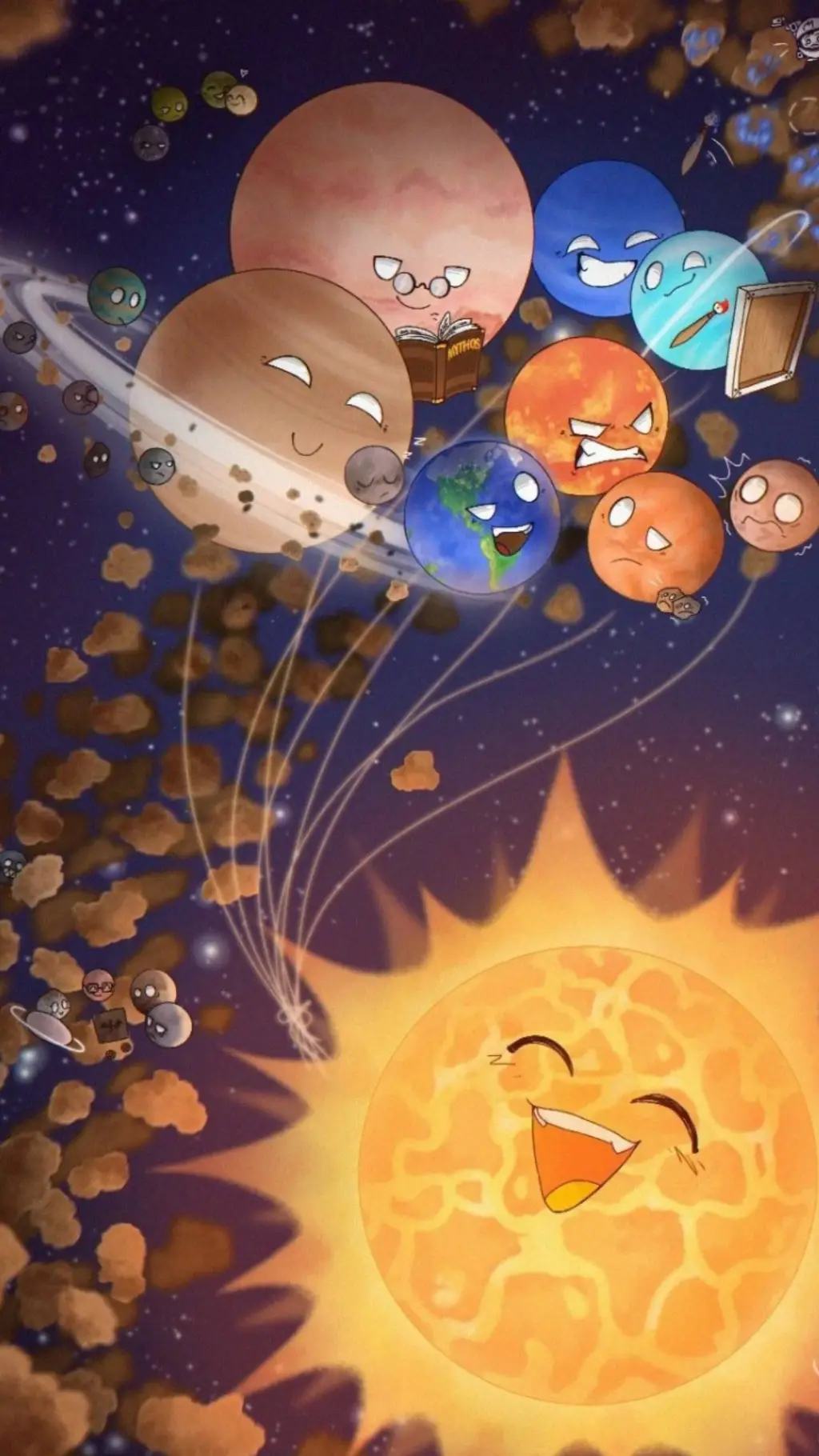 ai character: Solarballs  background