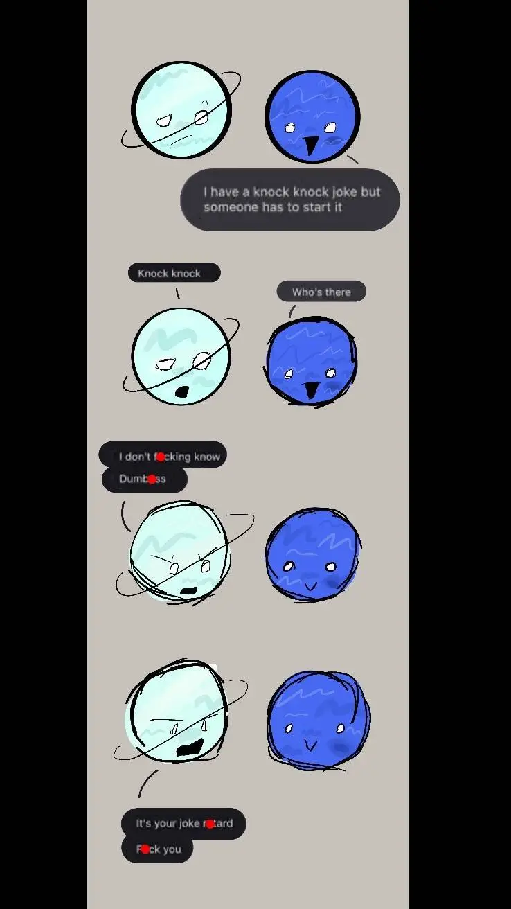 ai character: Neptune x Uranus  background