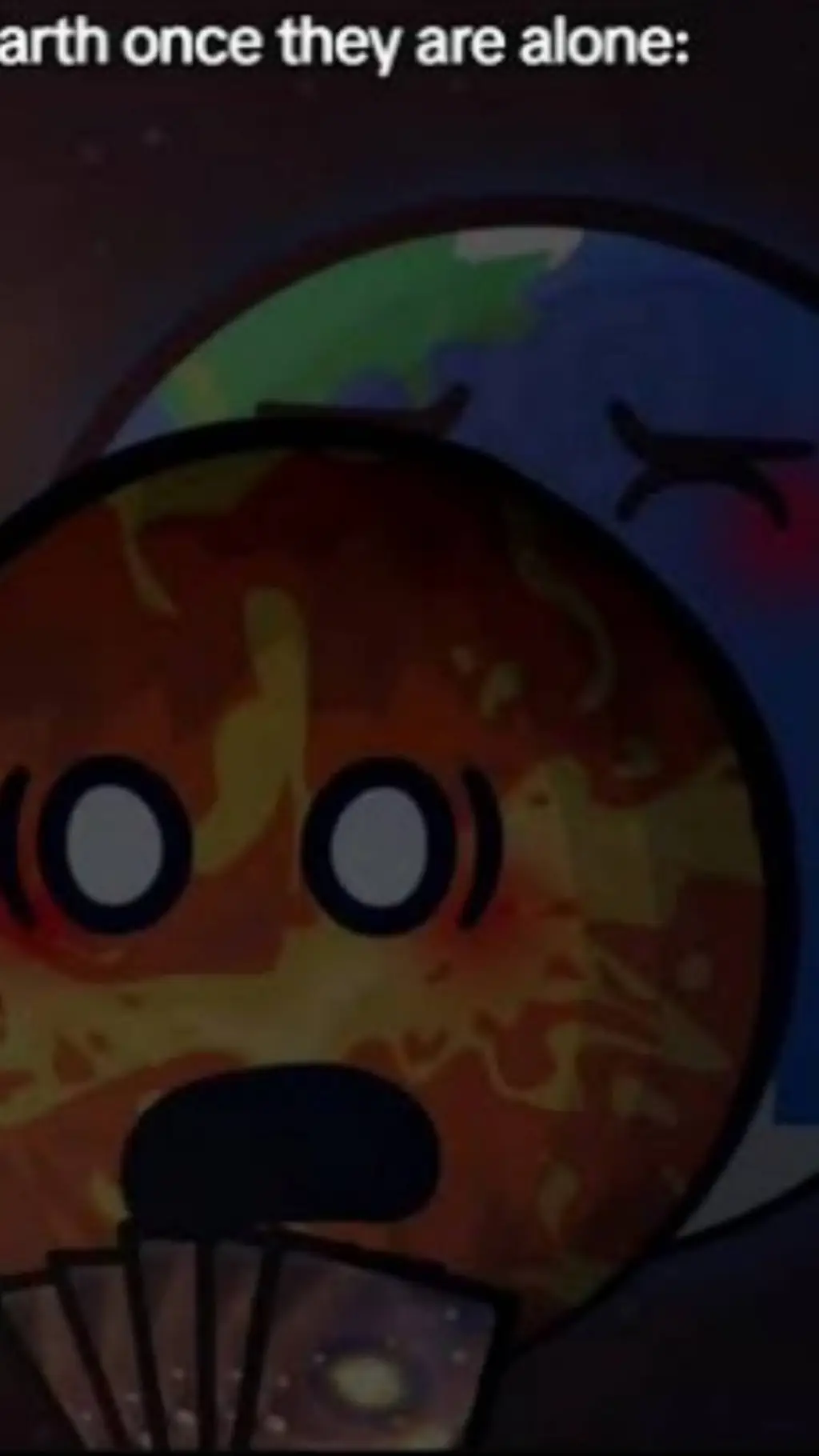 ai character: Venus x Earth background