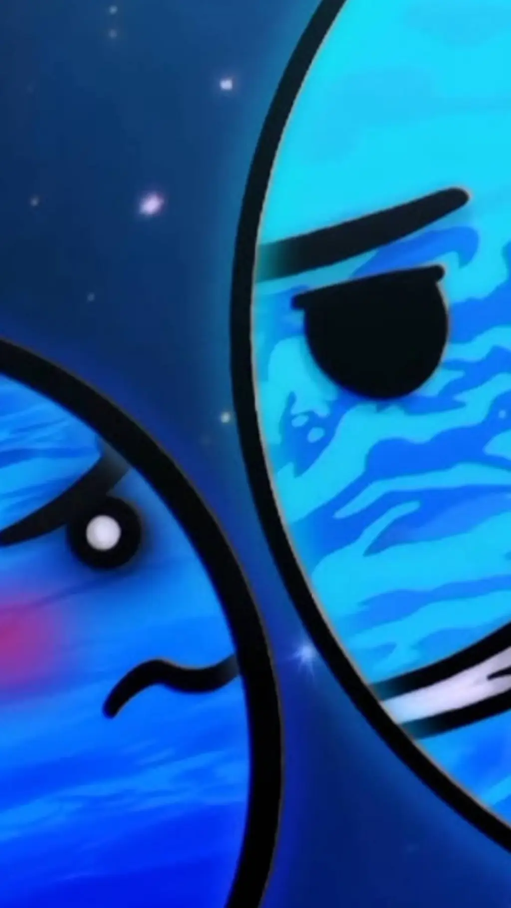 ai character: ◡𒆳𐰀Solarballs!◡𒆳𐰀 background