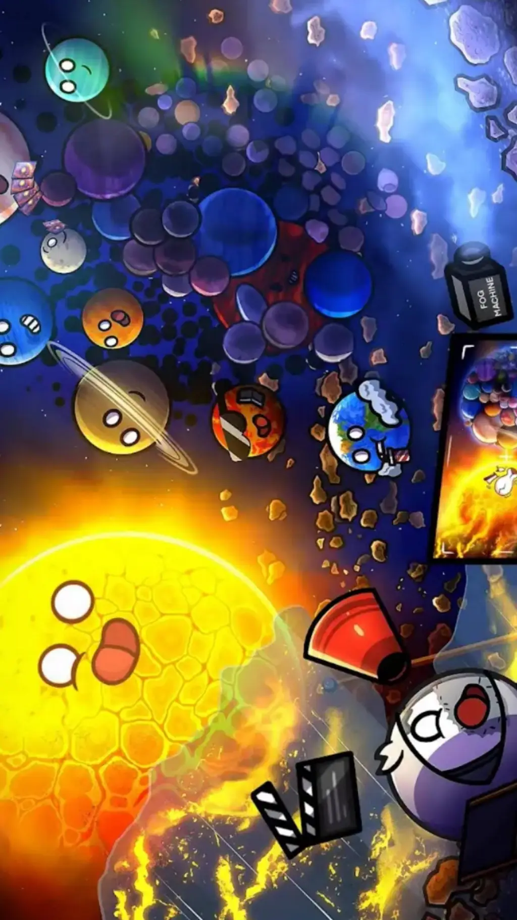 ai character: Solarballs  background