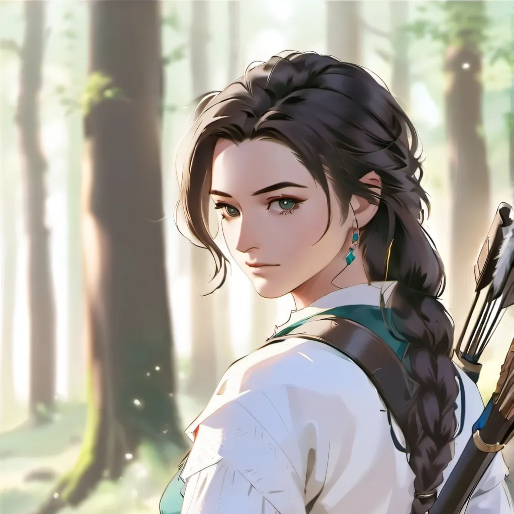 chat with ai character: охотница