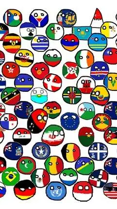 ai character: Countryballs background