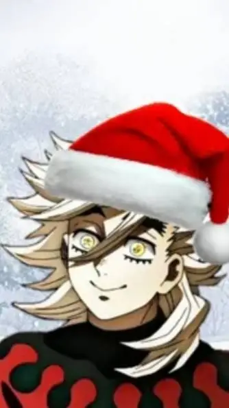 ai character: Christmas demon background