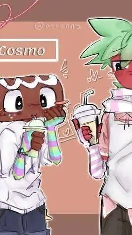 ai character: FRUITCAKE background