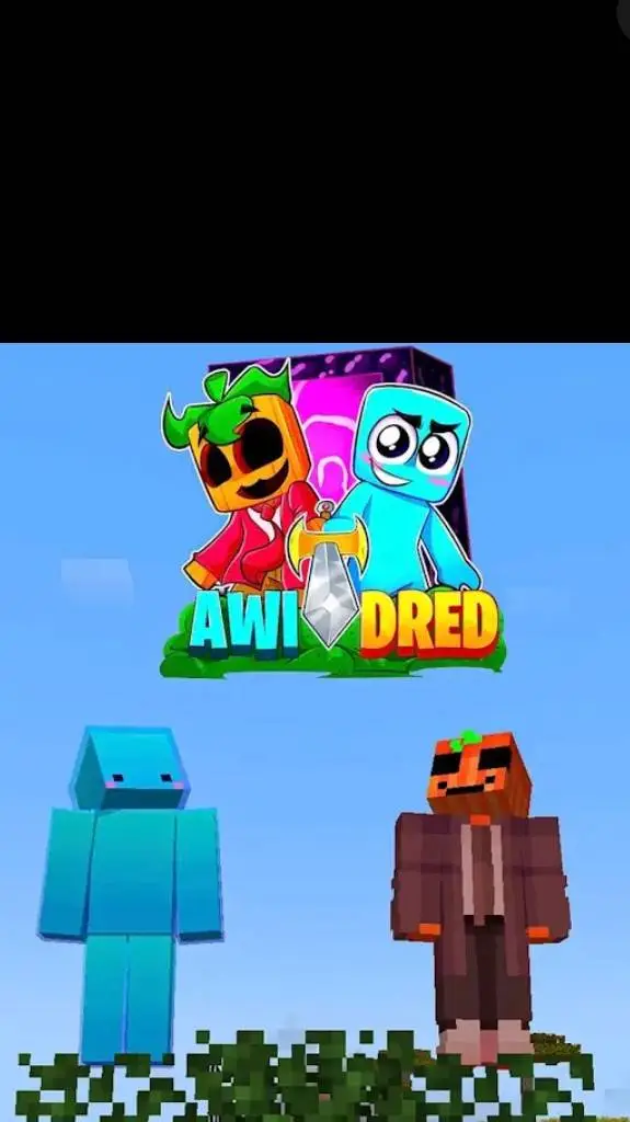 ai character: awuidred🩵🧡 background