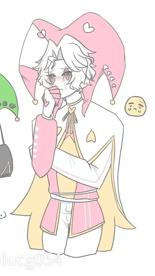 ai character: harlequin🤭😣🥺 background