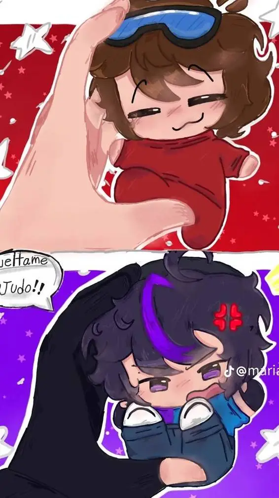 ai character: nabi x santi background