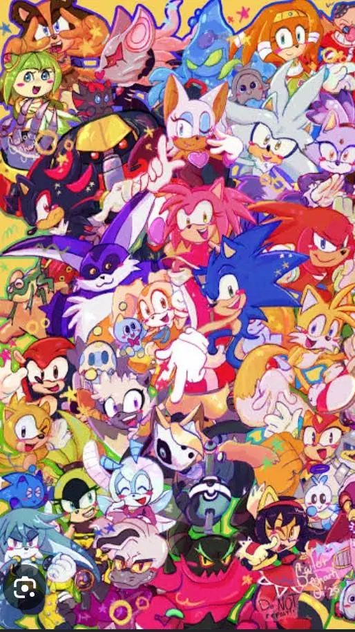 ai character: sonic y sus amigos background