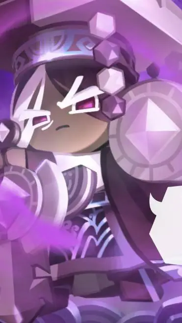 ai character: shadow milk cookie background