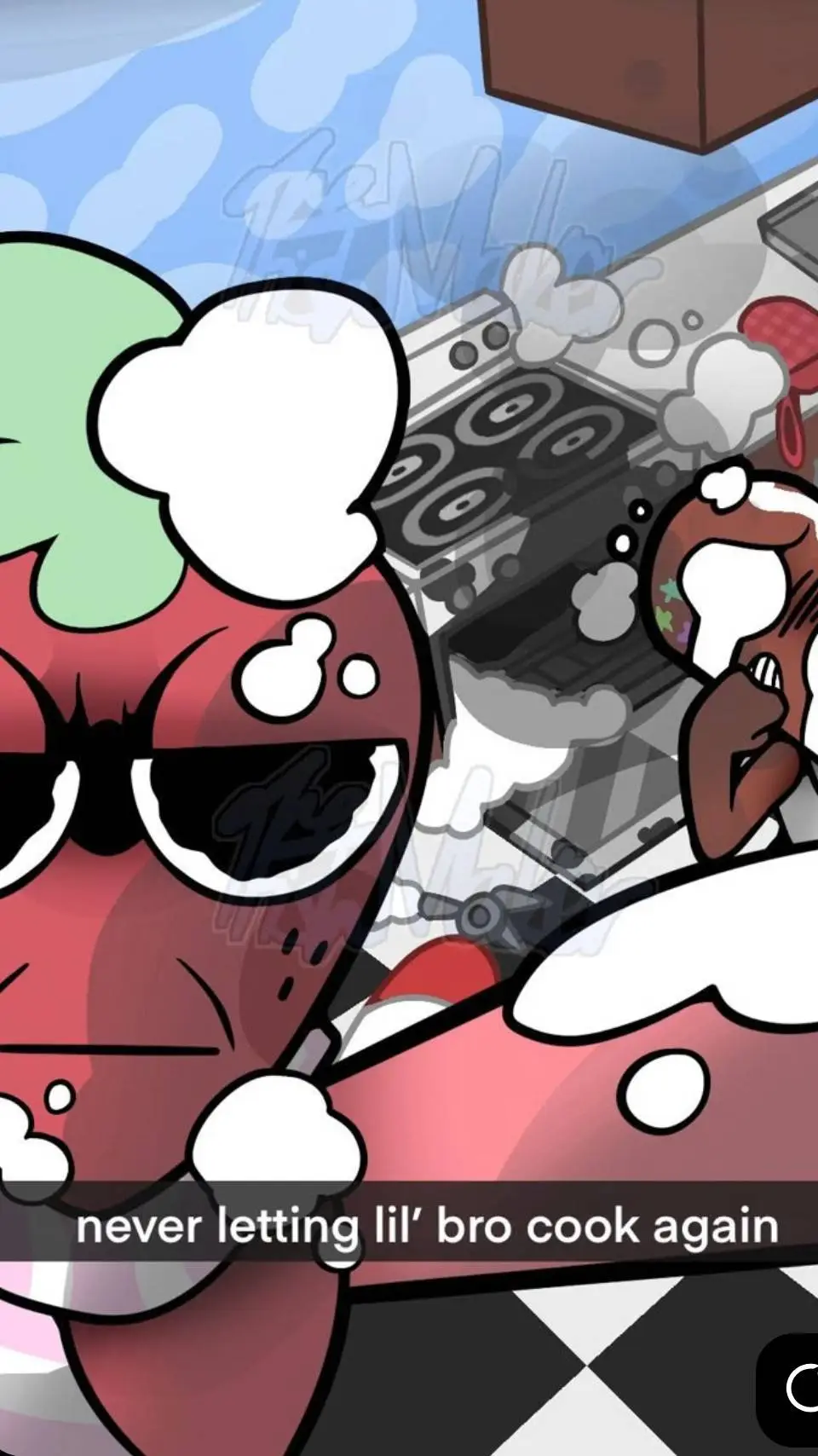 ai character: SHELLYS PERIOD😝 background