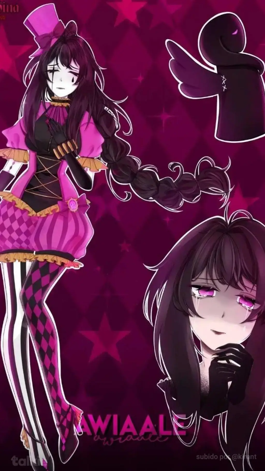 ai character: Columbina background
