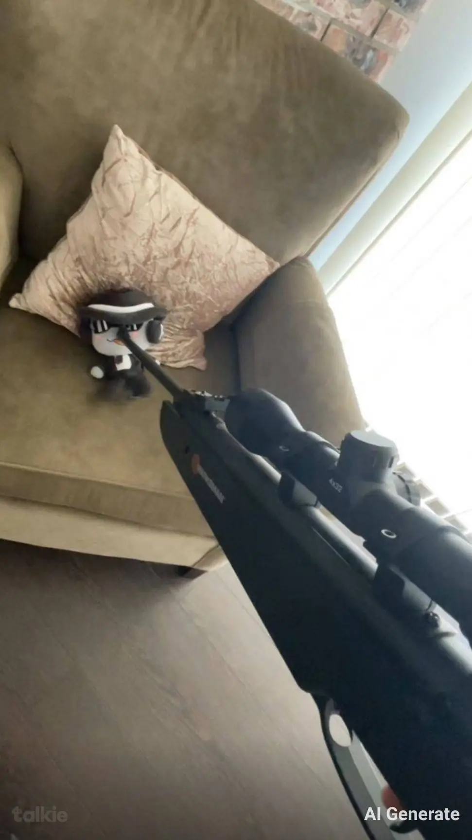 ai character: chances plush👀?! background