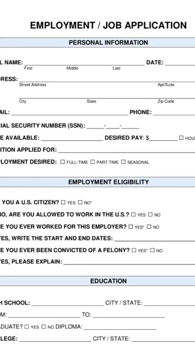 ai character: Job background