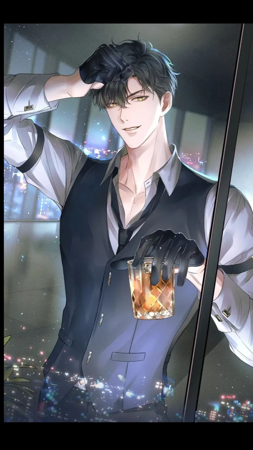 ai character: Hugo Román background