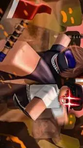 ai character: hunty zombie  background