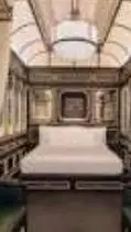 ai character: Mha hotel train  background