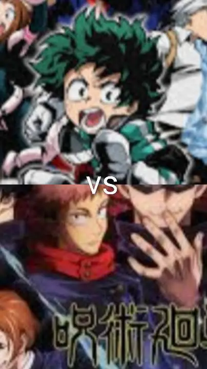 ai character: MHA vs jujutsu kai background