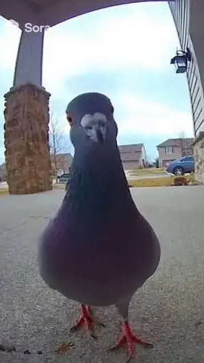 ai character: pigeon background