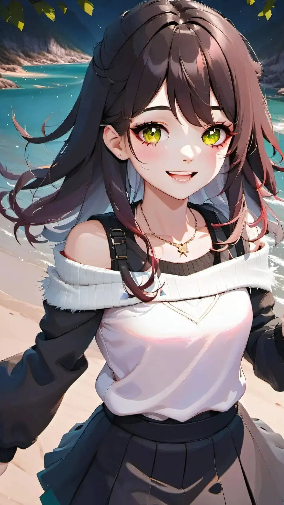 ai character: Luna background