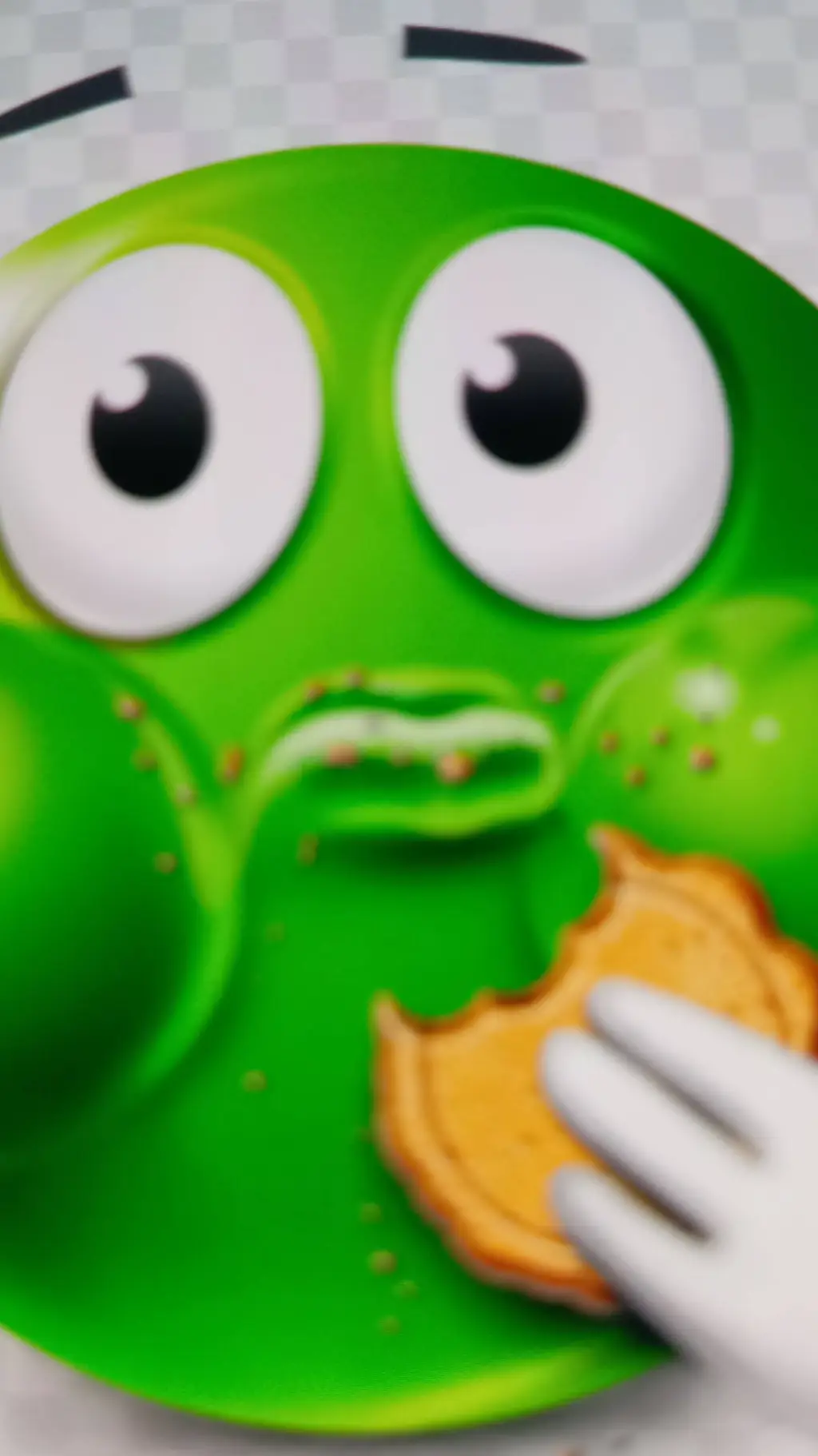 ai character: green guy 12397 background