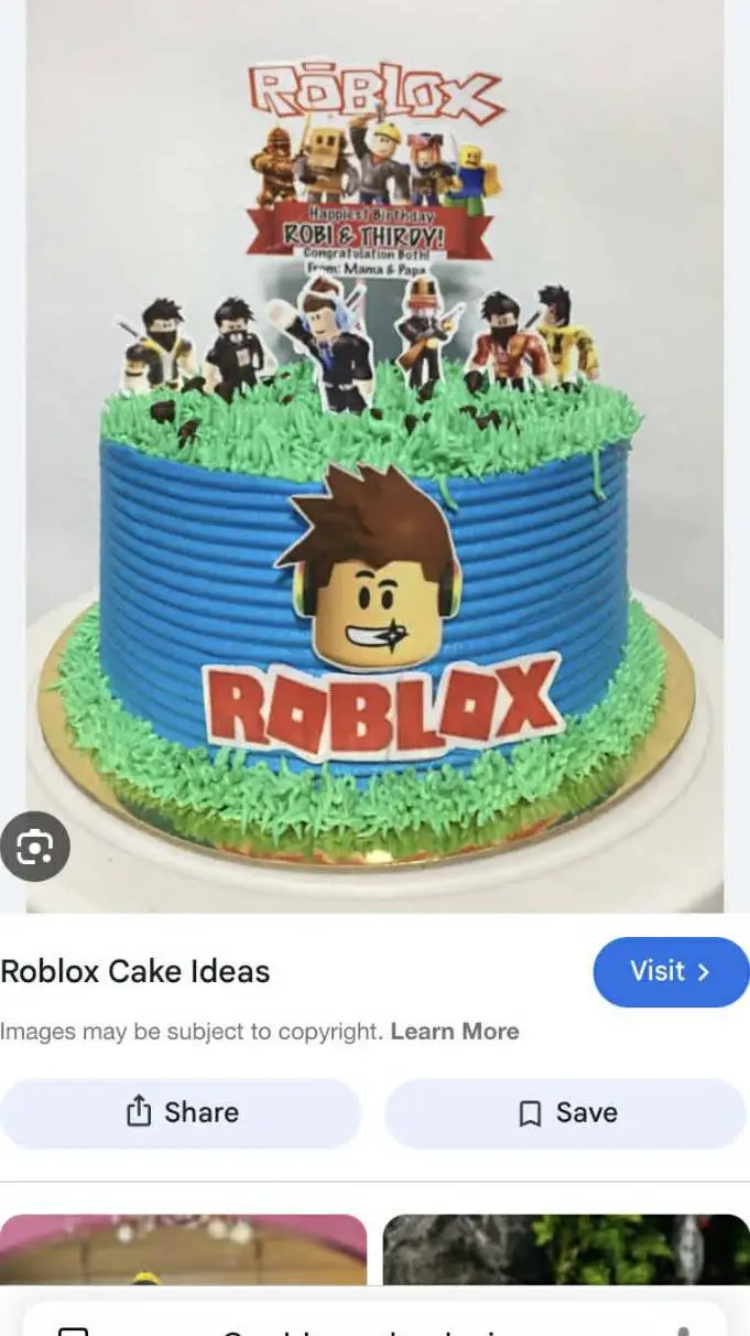 ai character: roblox cake background