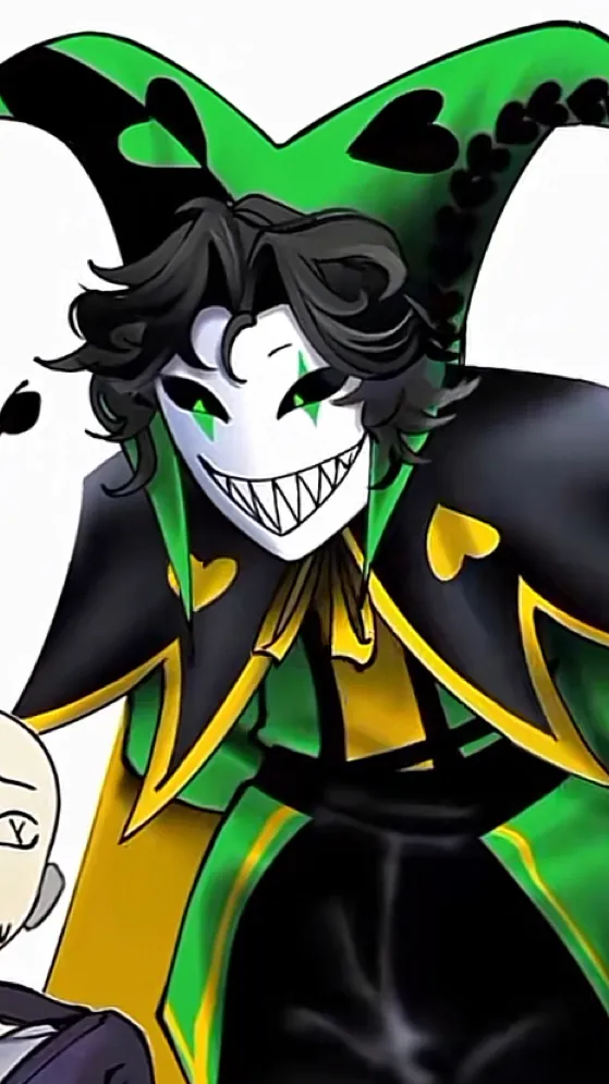 ai character: Harlequin background