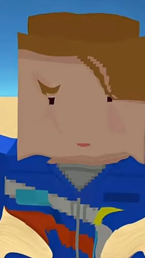 ai character: hungry pixelwomen  background