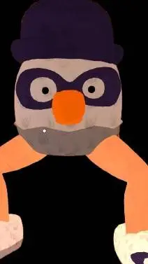 ai character: creepy dude background