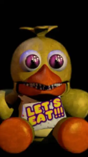 ai character: withered chica background