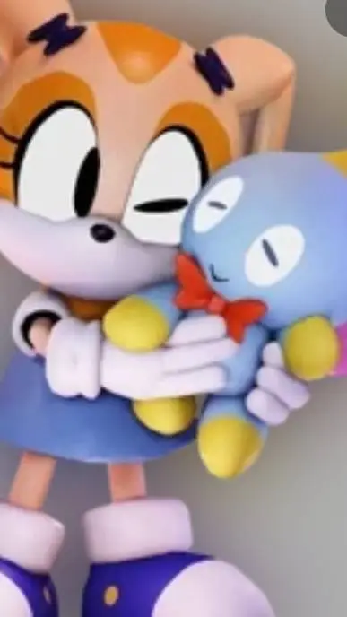 ai character: cream and cheese  background