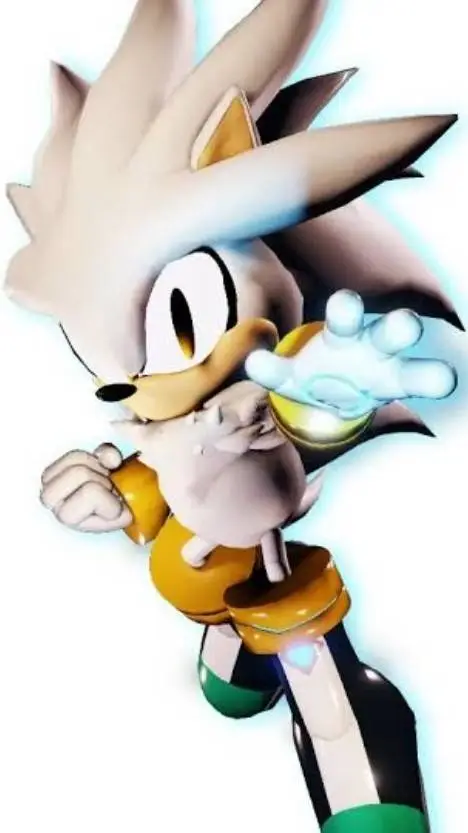 ai character: silver  background