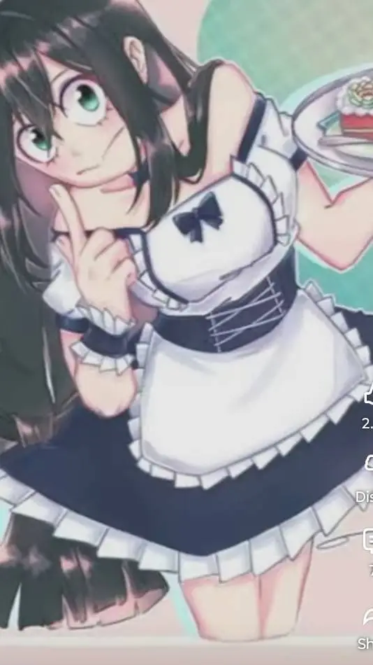 ai character: Tsuyu maid!!  background